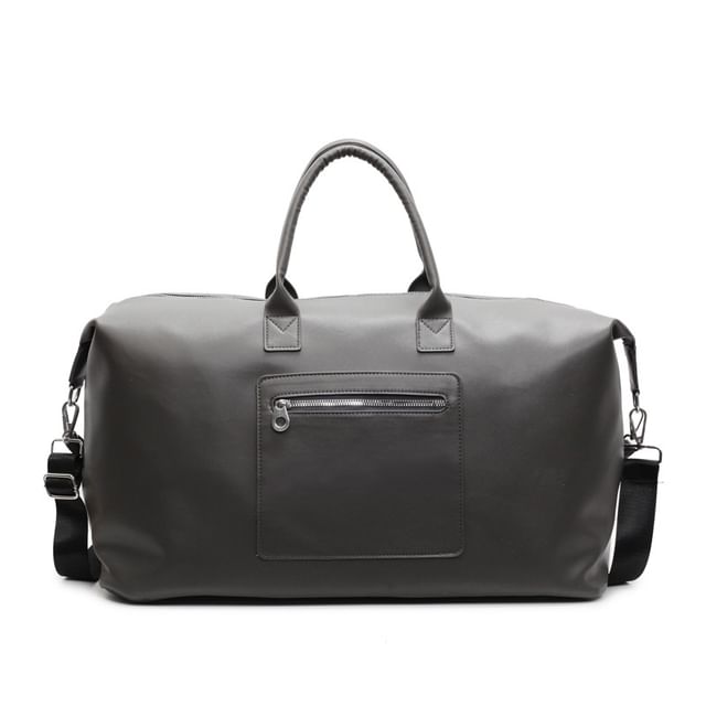 Sample Faux Leather Top Handle Crossbody Bag