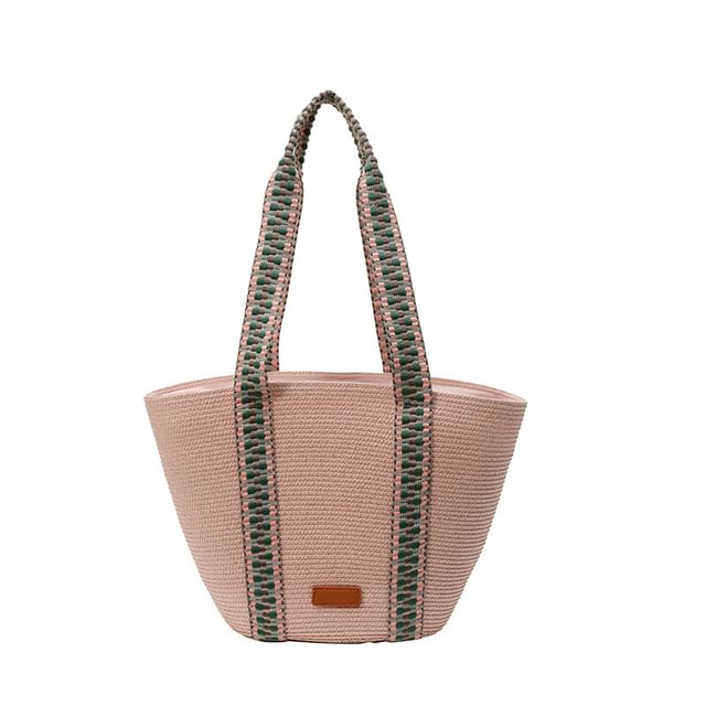 Sample Woven Pattern Strap Tote Bag