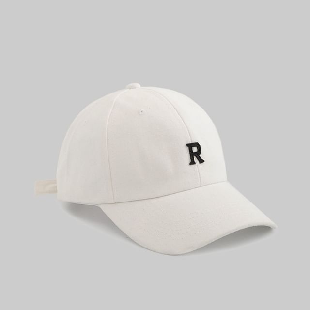 Lettering Applique Baseball Cap