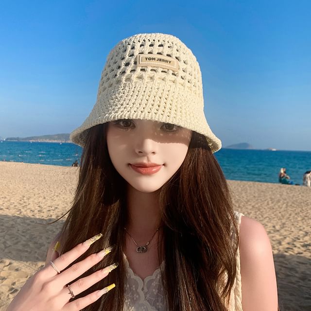 Sample Plain Straw Bucket Hat