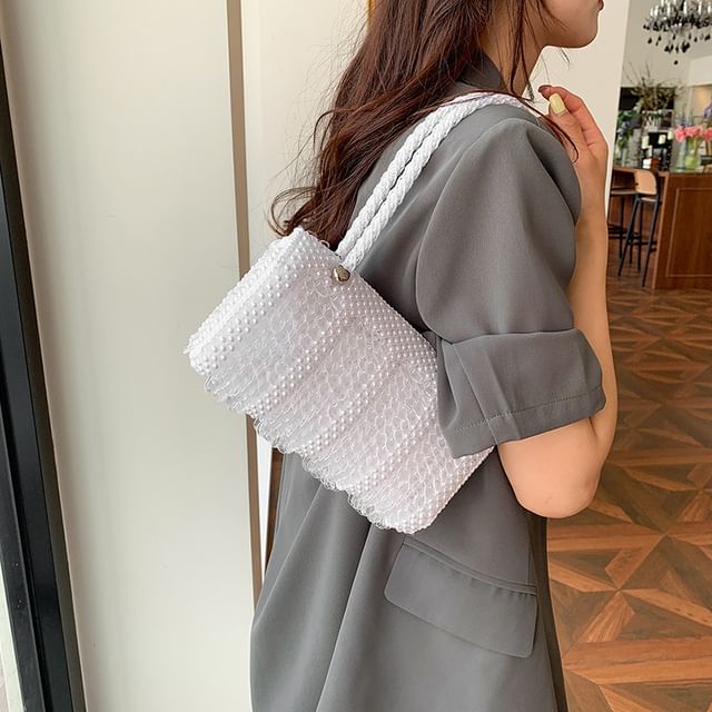 Sample Sequin Beaded Shoulder Bag