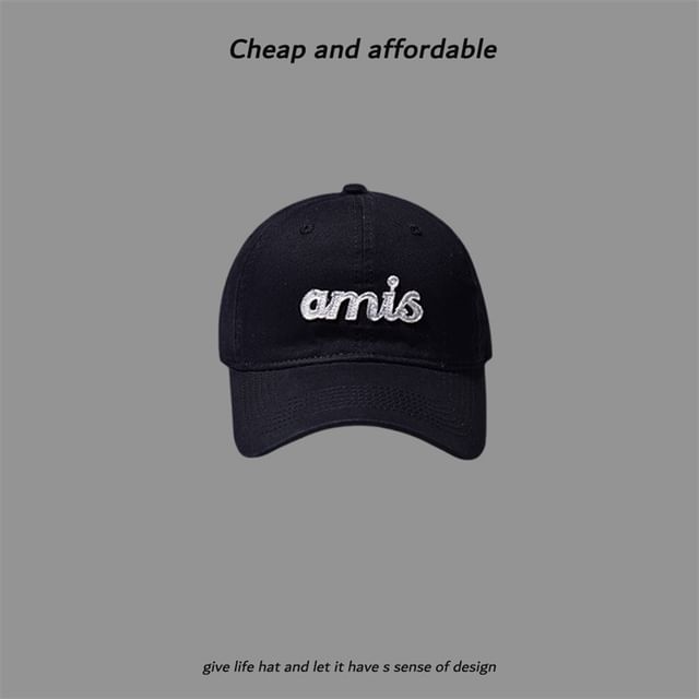 Cap Embroidered Letter