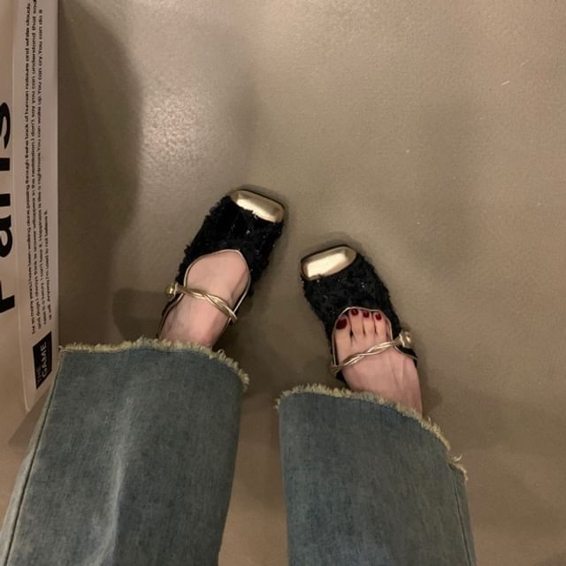 Toe Jane Cap Mules Mary