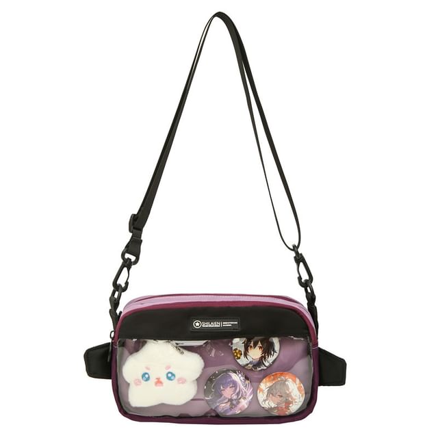 Panel Nylon Bag PVC Crossbody