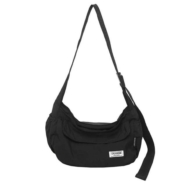 Nylon Plain Bag Crossbody