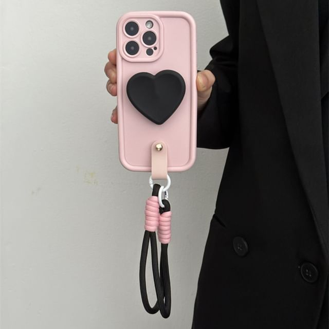 Strap Case Phone with Heart