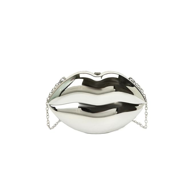 Chain Strap Lips Crossbody Bag