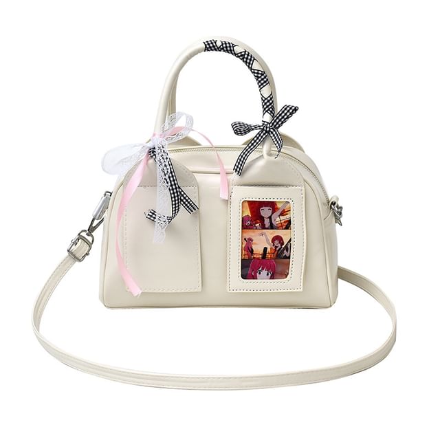 Sample Faux Leather Crossbody Bag