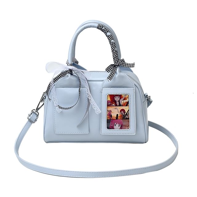 Sample Faux Leather Crossbody Bag