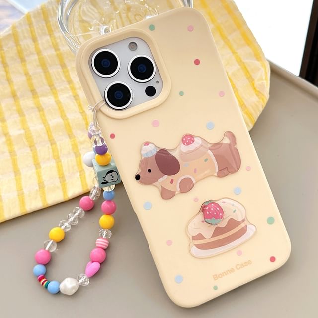 Großhandel Sample Print Bead Case Handygurt / Hundeset