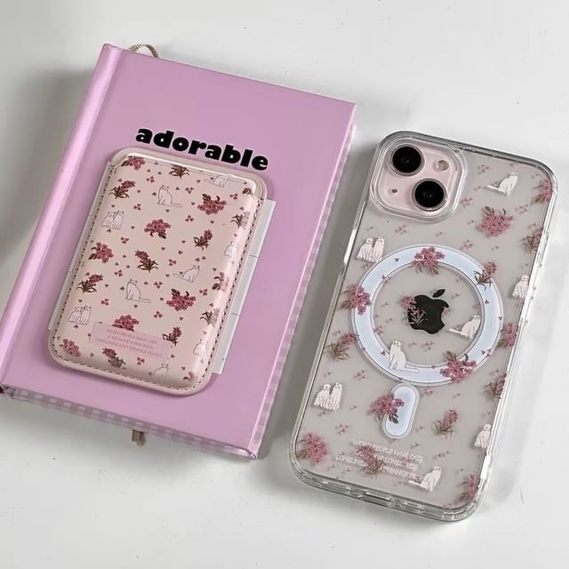 Butterfly Magnetic (Compatible with MagSafe) Phone Case / Card Holder / Set