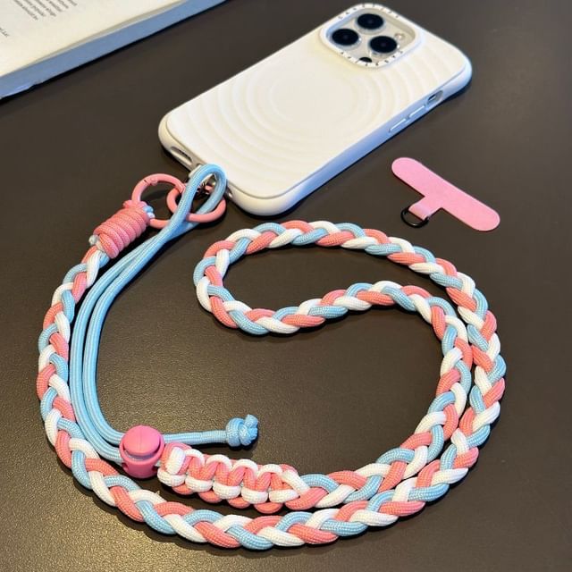 Strap Braided Phone with Lanyard Pad