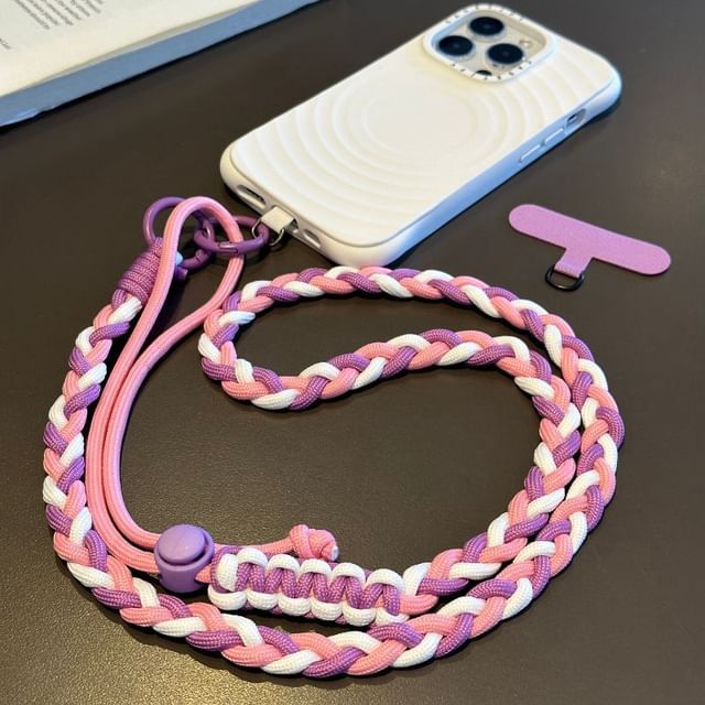 Strap Braided Phone with Lanyard Pad