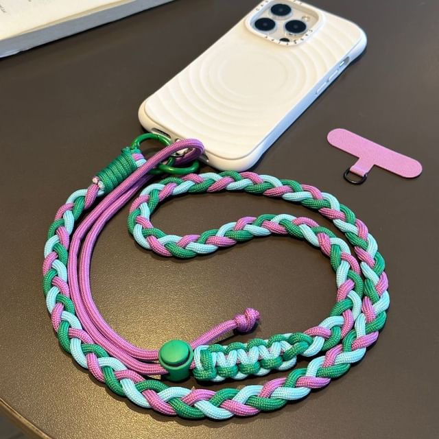 Strap Braided Phone with Lanyard Pad