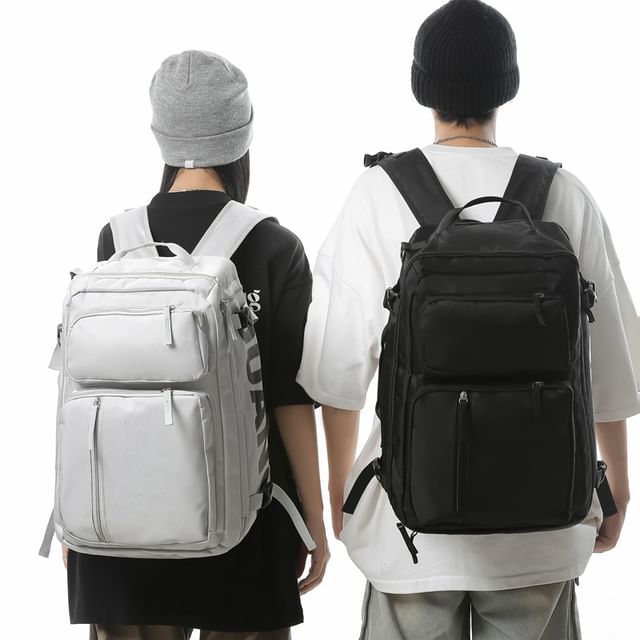 Zip Lettering Backpack