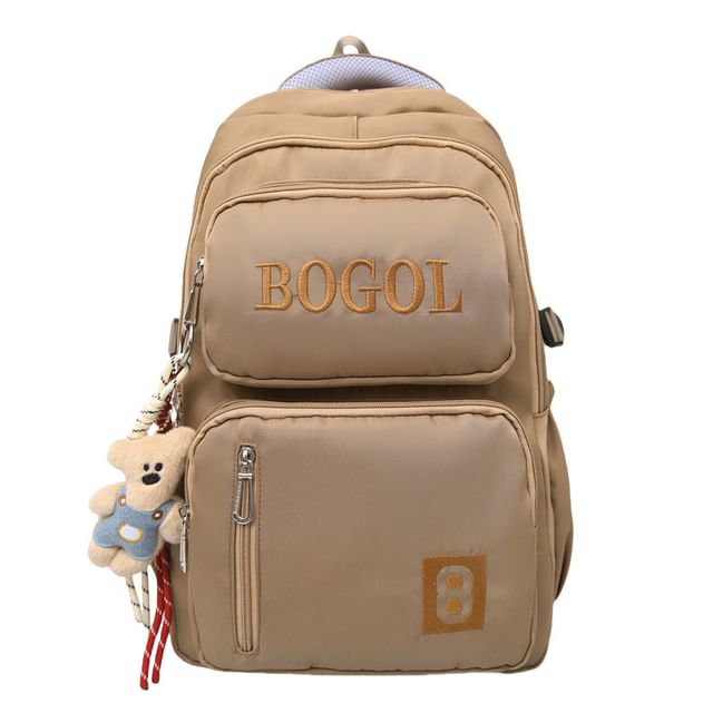Zip Backpack Lettering