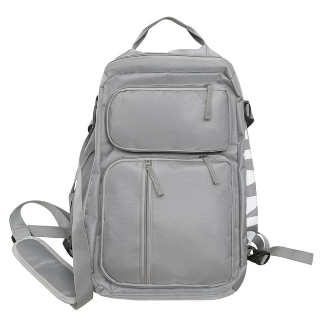 Zip Lettering Backpack