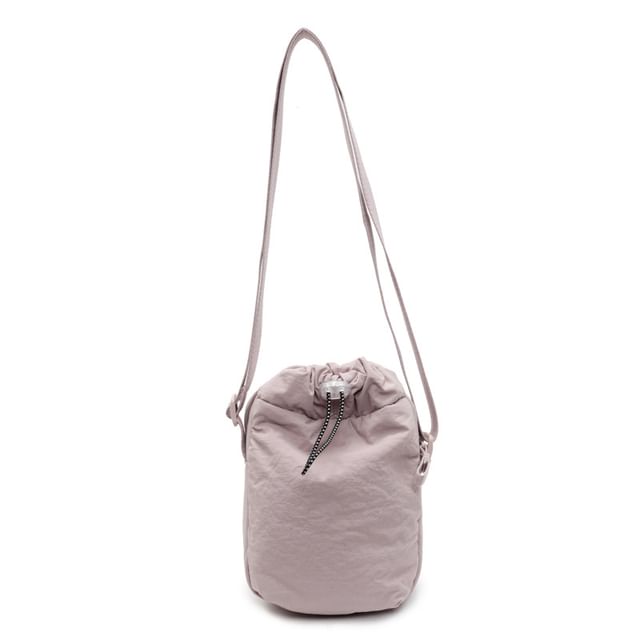 Plain Bag Drawstring Crossbody