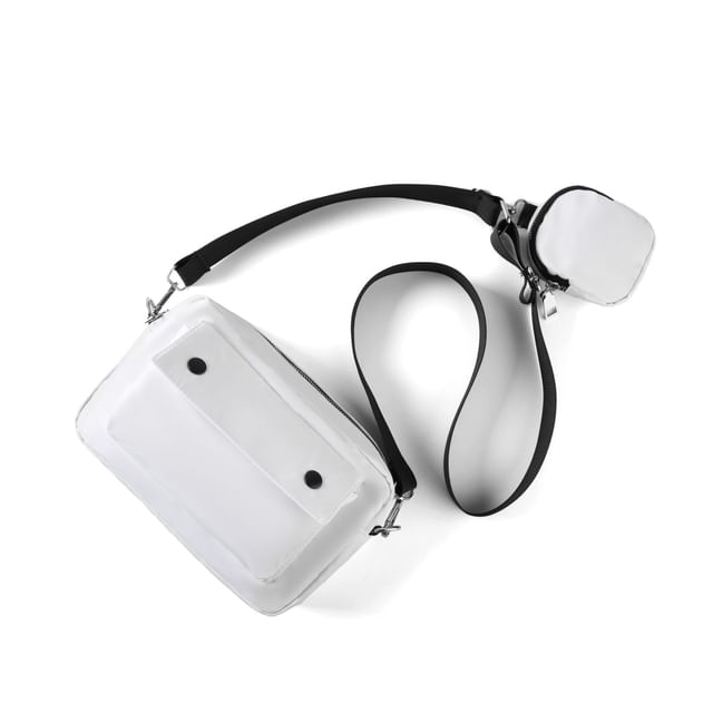 Zip Bag Plain Crossbody