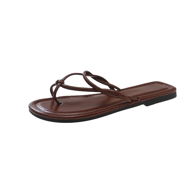 Strappy Knot Flip-Flops