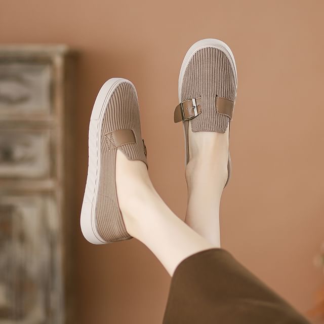 Sample Buckled Platform Slip-Ons
