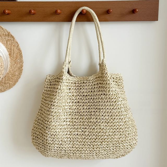 Bag Tote Straw Plain