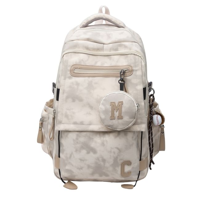 Set Print Camouflaged Purse Backpack Coin /