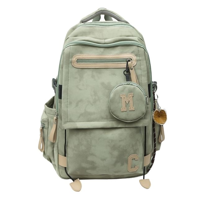Set Print Camouflaged Purse Backpack Coin /
