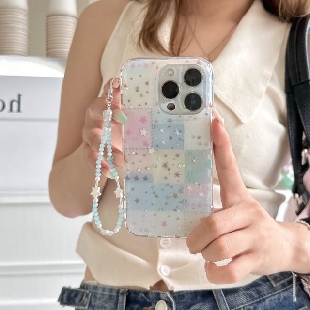 Checker Case Strap Phone Set / Star