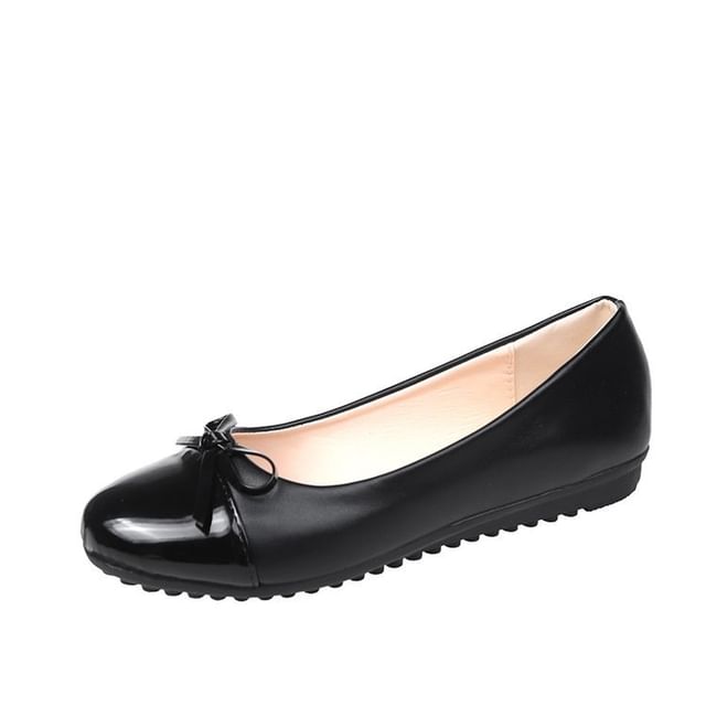 Cap Flats Bow Toe