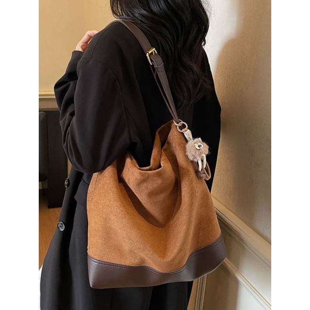 Suede Bag Faux Tote