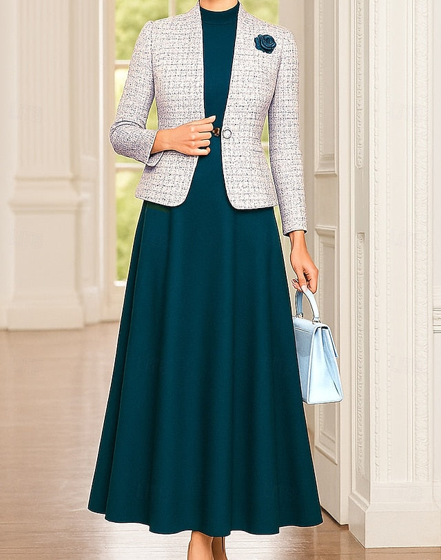 the Mother Dress Elegant Sets Piece Formal of Bride Two