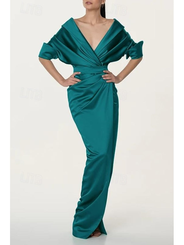 Mermaid Mother Elegant Bride Dress / of the Trumpet Simple