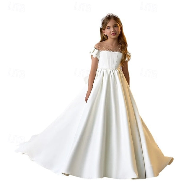 Party Dress Communion Girls' Girl Flower First