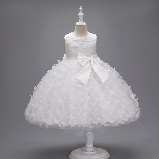 Kids Party Butterfly Dress Girl Flower Girls'