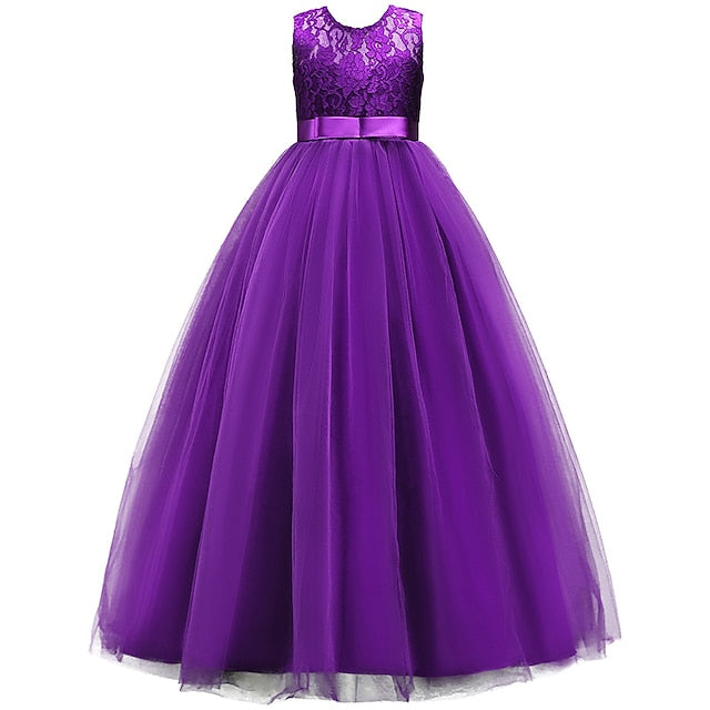 Flower Girl Evening Dress Gown Party Girls'