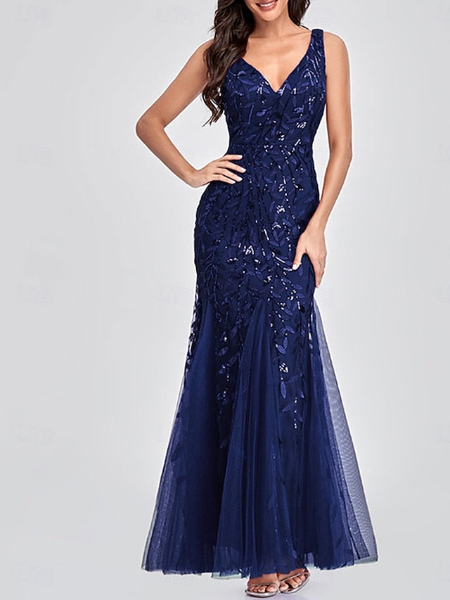 Mother V of Dress Party the Bride Floor Elegant Neck
