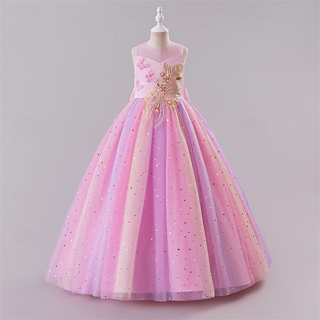 Dress Girls' Princess Flower Kid's Girl
