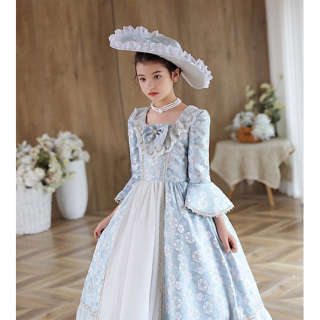 Inspired Dress Masquerade Gothic Vintage Rococo Girl Flower