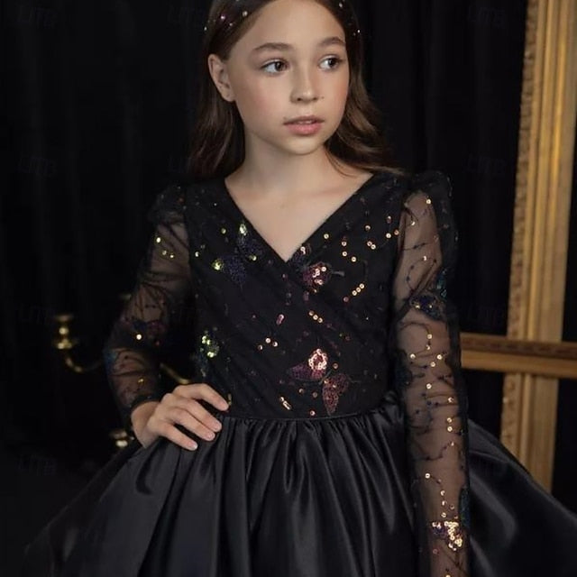 Communion First Girls' Party Kids Dress Flower Girl