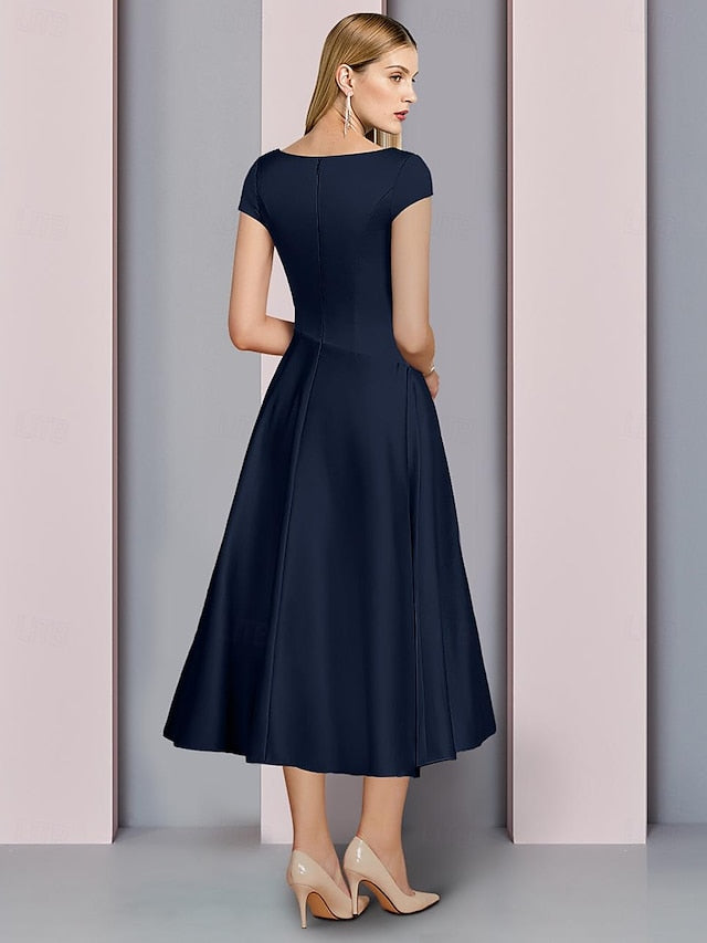 V Mother Elegant A-Line Bride Wedding Dress of Neck the Guest
