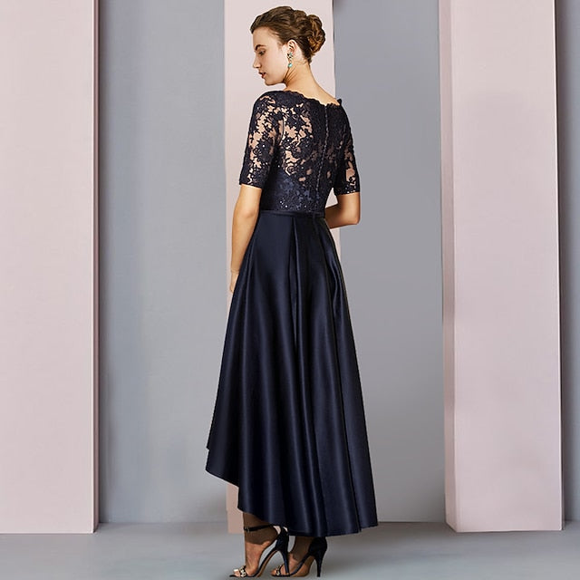 Mother Low of the Dress Elegant Guest A-Line Bride High Wedding