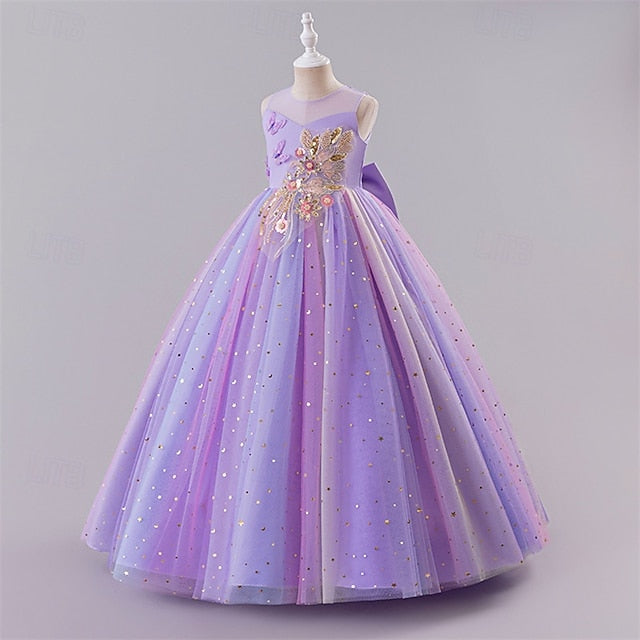 Dress Girls' Princess Flower Kid's Girl