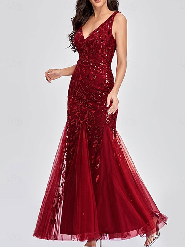 Mother V of Dress Party the Bride Floor Elegant Neck