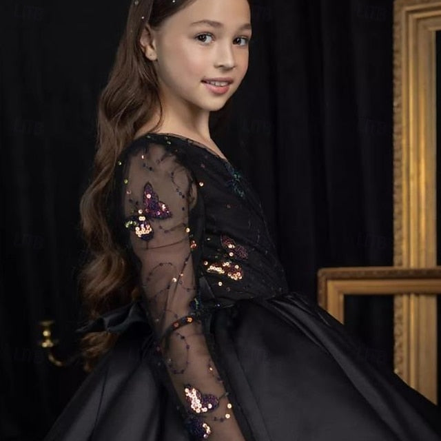 Communion First Girls' Party Kids Dress Flower Girl