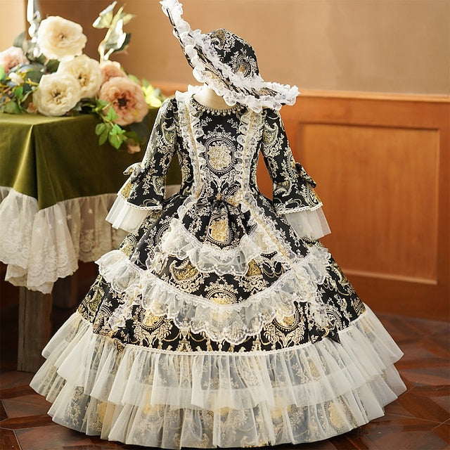 Masquerade Rococo Gothic Party Vintage Inspired Costume Dress