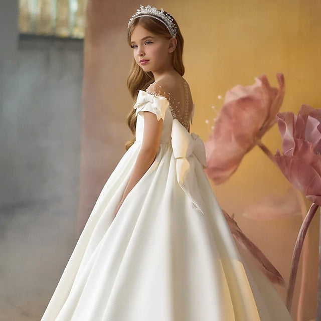 Party Dress Communion Girls' Girl Flower First