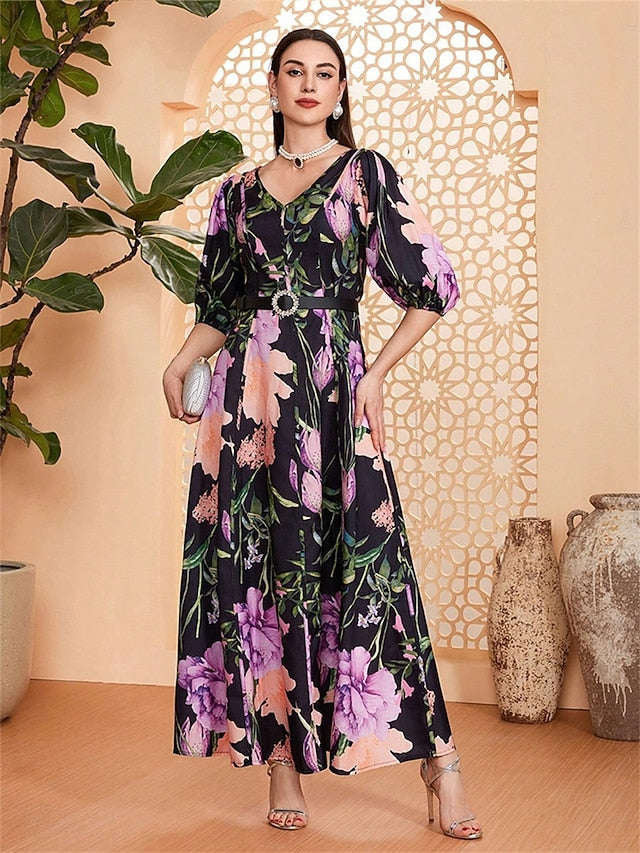 the Length Bride of A-Line V Mother Floor Dress Neck Elegant
