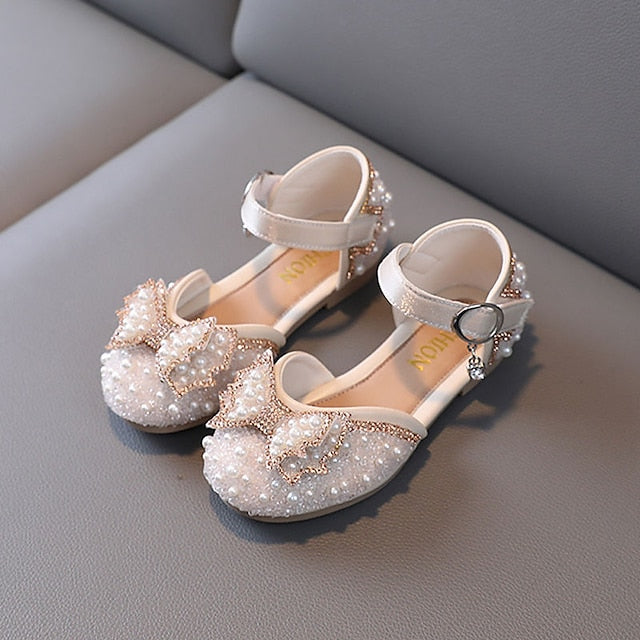 Lolita Flats PU Daily Dress Rubber Shoes Glitters Girls'