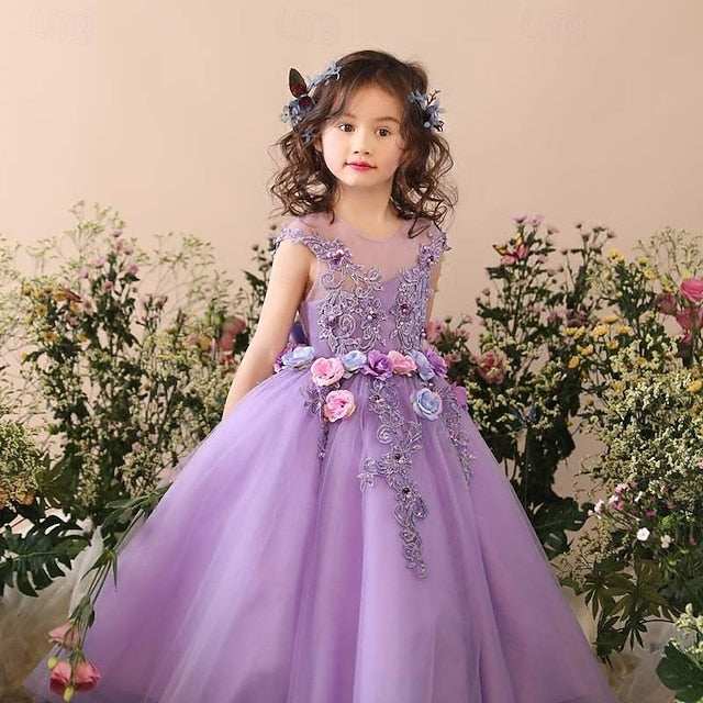 Flower Kid's Dress Girls' Girl Princess